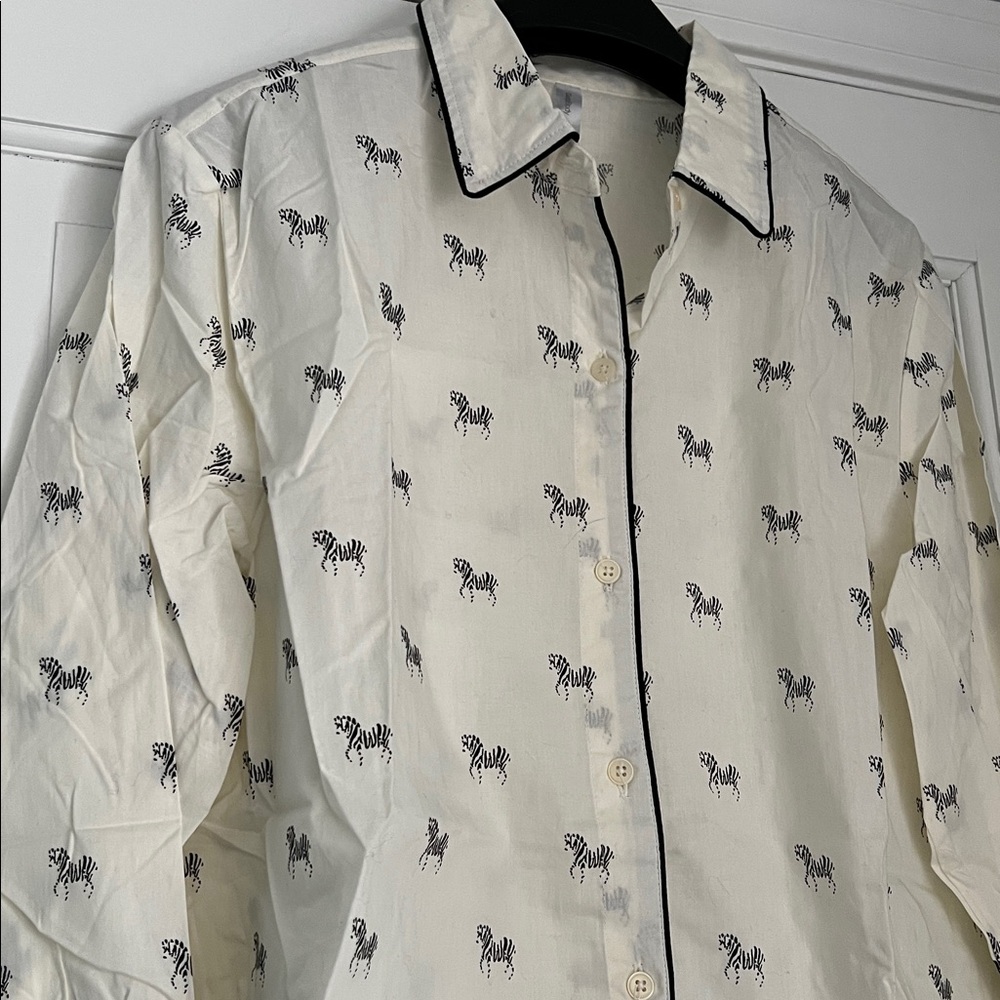Gap Body Zebra Pajama Set
